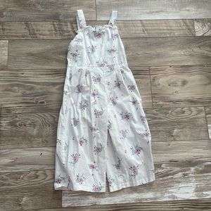 Janie and Jack floral Spring jumpsuit